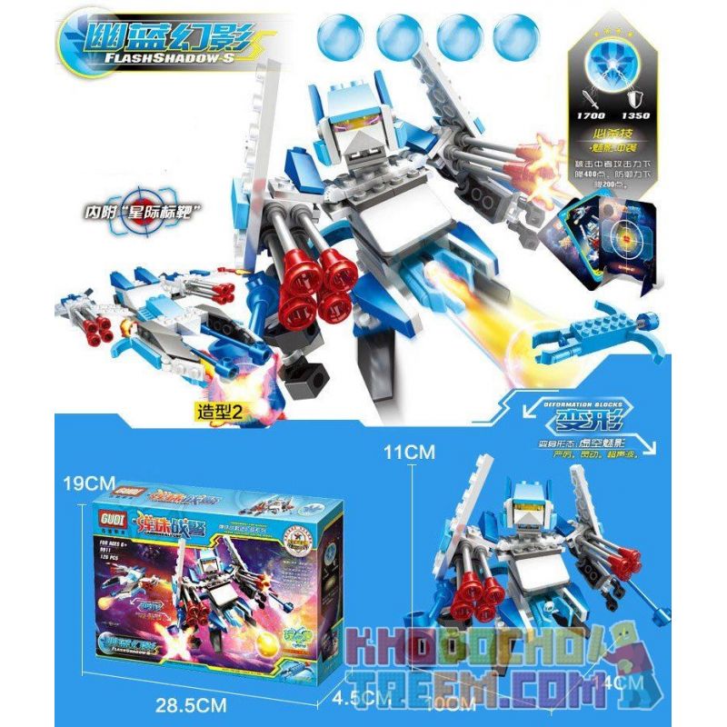 GUDI 9911 non  PINBALL MEN BLUE PHANTOM S bộ đồ chơi xếp lắp ráp ghép mô hình Transformers Robot Đại Chiến Người Máy Biến Hình 126 khối GUDI 9911 non  PINBALL MEN BLUE PHANTOM S bộ đồ chơi xếp lắp ráp ghép mô hình Transformers Robot Đại Chiến Người Máy Biến Hình 126 khối