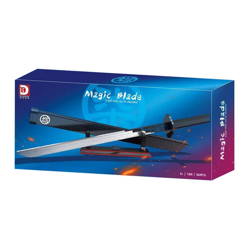 DK 1505 non  NGÀN LƯỠI KIẾM bộ đồ chơi xếp lắp ráp ghép mô hình MAGIC BLADE 853 khối