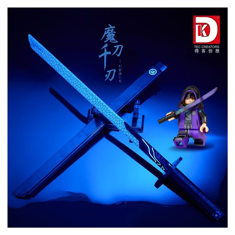 DK 1505 non  NGÀN LƯỠI KIẾM bộ đồ chơi xếp lắp ráp ghép mô hình MAGIC BLADE 853 khối