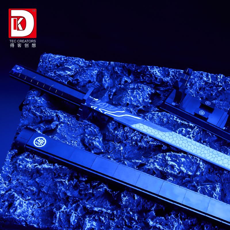 DK 1505 non  NGÀN LƯỠI KIẾM bộ đồ chơi xếp lắp ráp ghép mô hình MAGIC BLADE 853 khối