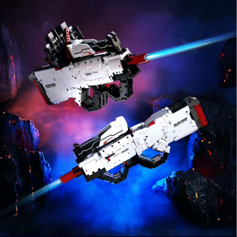 XIAOMI MITU MI ONEBOT OBJBQ63AIQI 63AIQI non  AR GUN. bộ đồ chơi xếp lắp ráp ghép mô hình Súng 1100 khối