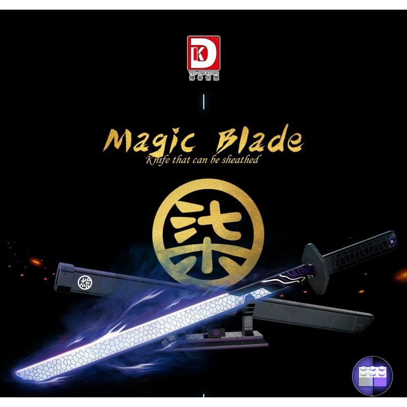 DK 1505 non  NGÀN LƯỠI KIẾM bộ đồ chơi xếp lắp ráp ghép mô hình MAGIC BLADE 853 khối