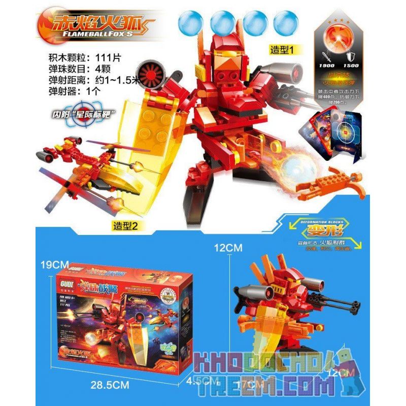 GUDI 9912 non  PINBALL MEN CÁO LỬA ĐỎ S bộ đồ chơi xếp lắp ráp ghép mô hình Transformers Robot Đại Chiến Người Máy Biến Hình 111 khối GUDI 9912 non  PINBALL MEN CÁO LỬA ĐỎ S bộ đồ chơi xếp lắp ráp ghép mô hình Transformers Robot Đại Chiến Người Máy Biến Hình 111 khối
