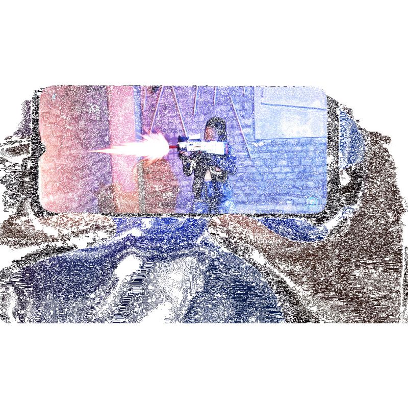 XIAOMI MITU MI ONEBOT OBJBQ63AIQI 63AIQI non  AR GUN. bộ đồ chơi xếp lắp ráp ghép mô hình Súng 1100 khối