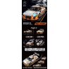 K BOX 10215 non  AUDI R8 1:14. tỷ lệ 1:14 bộ đồ chơi xếp lắp ráp ghép mô hình  Kỹ Thuật Công Nghệ Cao Mô Hình Phương Tiện 1435 khối