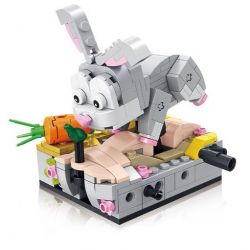 FORANGE FC8601 8601 non  6 KHUÔN MẶT DỄ THƯƠNG VẸT THỎ ẾCH ONG ỐC SÊN BƯỚM bộ đồ chơi xếp lắp ráp ghép mô hình Creator Sáng Tạo 1473 khối