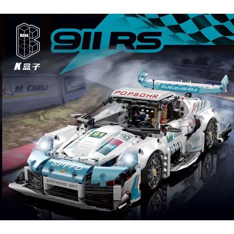 K BOX 10214 non  PORSCHE 911 GT3 RUPI 1:14 tỷ lệ 1:14 bộ đồ chơi xếp lắp ráp ghép mô hình  Kỹ Thuật Công Nghệ Cao Mô Hình Phương Tiện 1465 khối