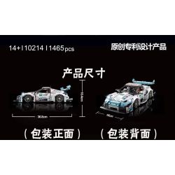 K BOX 10214 non  PORSCHE 911 GT3 RUPI 1:14 tỷ lệ 1:14 bộ đồ chơi xếp lắp ráp ghép mô hình  Kỹ Thuật Công Nghệ Cao Mô Hình Phương Tiện 1465 khối