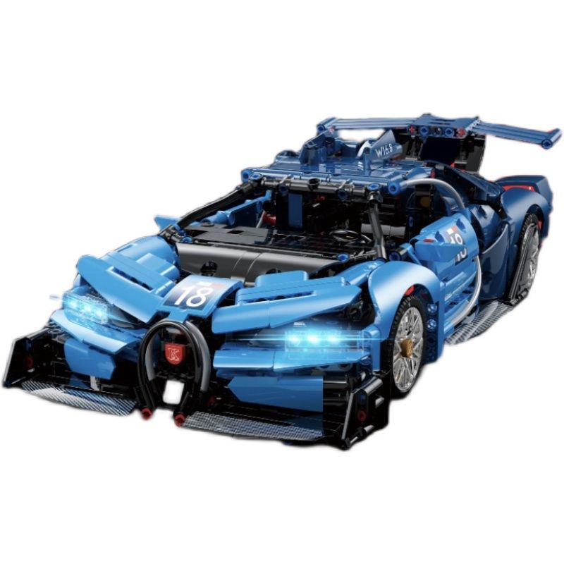 K BOX 10213 non Lego XE Ý TƯỞNG BUGATTI VISION GRAN TURISMO 1:14 tỷ lệ 1:14 bộ đồ chơi xếp lắp ráp ghép mô hình 1480 khối