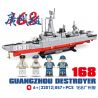 CAYI 22012 non  TÀU 168 QUẢNG CHÂU bộ đồ chơi xếp lắp ráp ghép mô hình Military Army 168 GUANGZHOU DESTROYER Quân Sự Bộ Đội 857 khối