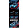 K BOX 10213 non  XE Ý TƯỞNG BUGATTI VISION GRAN TURISMO 1:14 tỷ lệ 1:14 bộ đồ chơi xếp lắp ráp ghép mô hình 1480 khối