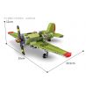 Kazi KY82052 82052 non  MÁY BAY CHIẾN ĐẤU I-16 bộ đồ chơi xếp lắp ráp ghép mô hình Military Army Quân Sự Bộ Đội 402 khối