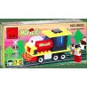Enlighten 0052 Qman 0052 non  XE LỬA bộ đồ chơi xếp lắp ráp ghép mô hình City Thành Phố
