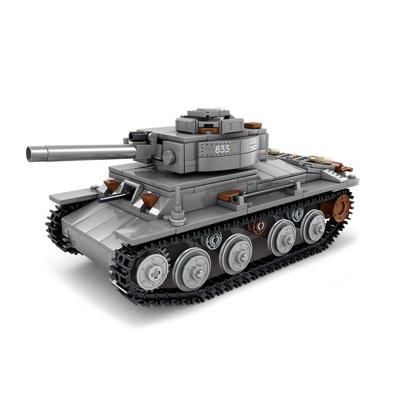 Kazi KY82051 82051 non Lego XE TĂNG T38 bộ đồ chơi xếp lắp ráp ghép mô hình Military Army Quân Sự Bộ Đội 511 khối