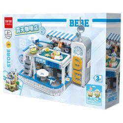 TOP TOY TC2008 2008 non  LITTLE PARROT BEBE PLAY MALL 3F QUÁN CÀ PHÊ NGOÀI TRỜI bộ đồ chơi xếp lắp ráp ghép mô hình Movie & Game Phim Và Trò Chơi