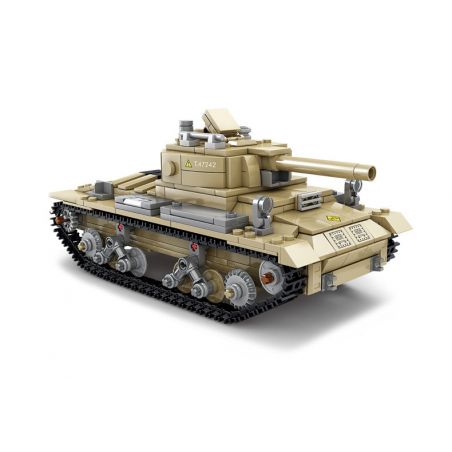 Kazi KY82050 82050 non  XE TĂNG VALENTINE MK.I bộ đồ chơi xếp lắp ráp ghép mô hình Military Army Quân Sự Bộ Đội 561 khối