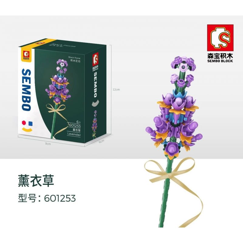 SEMBO 601253 non Lego HOA OẢI HƯƠNG bộ đồ chơi xếp lắp ráp ghép mô hình Flowers BLOCK FLORIST