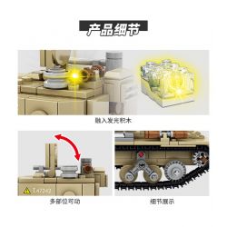 Kazi KY82050 82050 non  XE TĂNG VALENTINE MK.I bộ đồ chơi xếp lắp ráp ghép mô hình Military Army Quân Sự Bộ Đội 561 khối