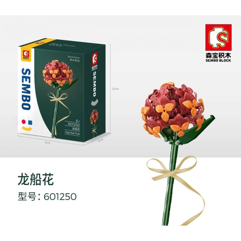 SEMBO 601250 non Lego HOA RỒNG bộ đồ chơi xếp lắp ráp ghép mô hình Flowers BLOCK FLORIST