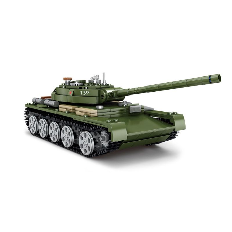 Kazi KY82049 82049 non Lego XE TĂNG HẠNG TRUNG T-44 bộ đồ chơi xếp lắp ráp ghép mô hình Military Army Quân Sự Bộ Đội 535 khối