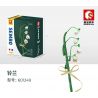 SEMBO 601249 non  THUNG LŨNG bộ đồ chơi xếp lắp ráp ghép mô hình Flowers BLOCK FLORIST Hoa