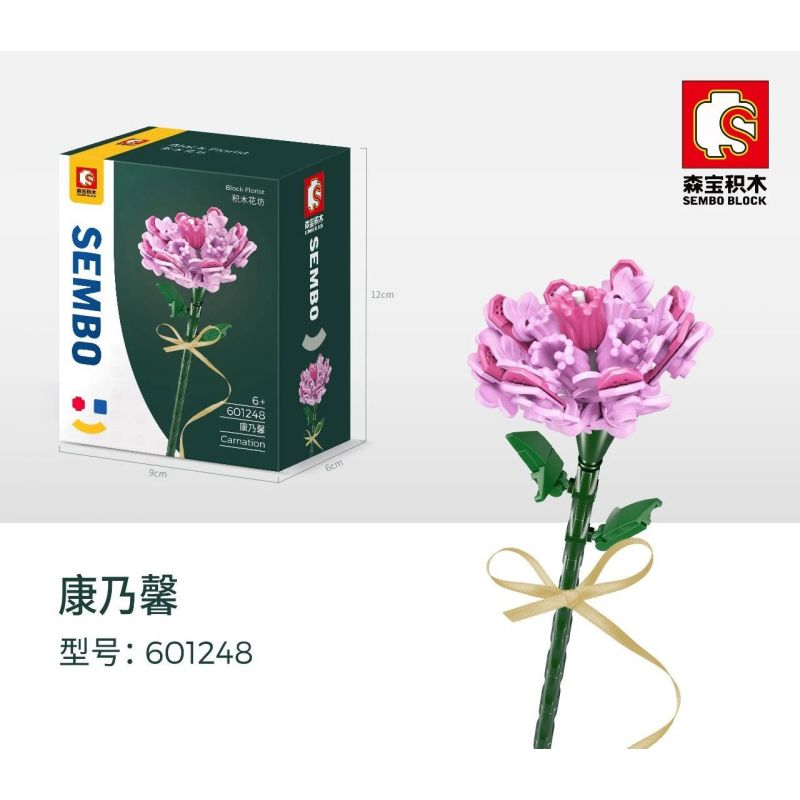 SEMBO 601248 non Lego CẨM CHƯỚNG bộ đồ chơi xếp lắp ráp ghép mô hình Flowers BLOCK FLORIST Hoa