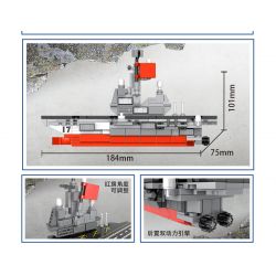 CAYI 22003 non  TÀU SƠN ĐÔNG bộ đồ chơi xếp lắp ráp ghép mô hình Military Army Quân Sự Bộ Đội 238 khối