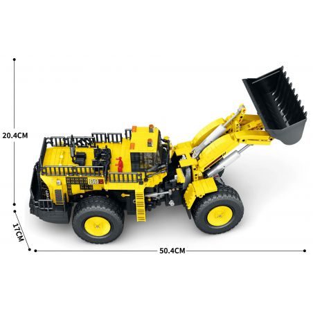 REOBRIX 22009 22010 non  BỘ TẢI TRƯỚC bộ đồ chơi xếp lắp ráp ghép mô hình  MECHANICAL LOADER Kỹ Thuật Công Nghệ Cao Mô Hình Phương Tiện 1876 khối