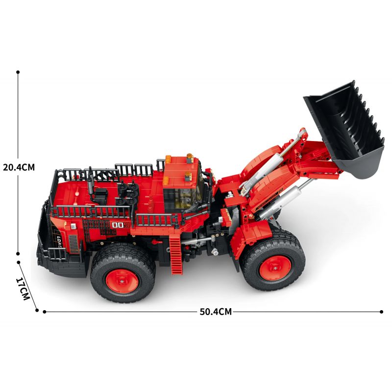 REOBRIX 22009 22010 non  BỘ TẢI TRƯỚC bộ đồ chơi xếp lắp ráp ghép mô hình  MECHANICAL LOADER Kỹ Thuật Công Nghệ Cao Mô Hình Phương Tiện 1876 khối