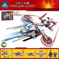 Kazi KY81051 81051 non  TRỰC THĂNG PHANTOM HỎA LỰC bộ đồ chơi xếp lắp ráp ghép mô hình FIRELINE ALERT 415 khối