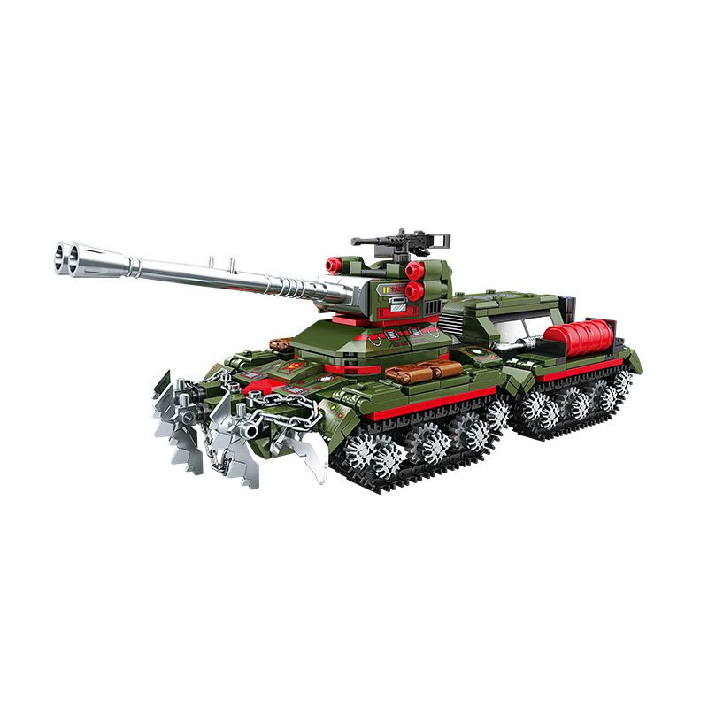 Kazi KY81050 81050 non Lego NGÀY TẬN THẾ XE TĂNG ARES bộ đồ chơi xếp lắp ráp ghép mô hình FIRELINE ALERT 619 khối