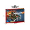 Kazi KY81050 81050 non  NGÀY TẬN THẾ XE TĂNG ARES bộ đồ chơi xếp lắp ráp ghép mô hình FIRELINE ALERT 619 khối