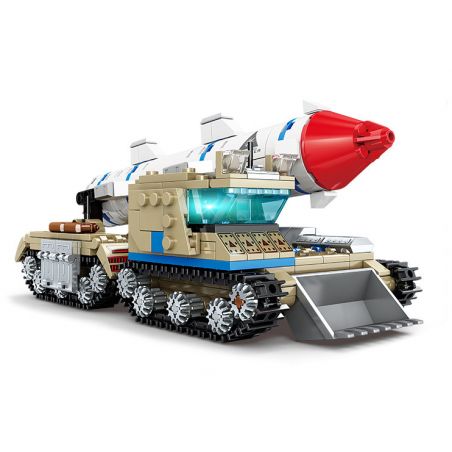 Kazi KY81049 81049 non  XE TÊN LỬA SCUD bộ đồ chơi xếp lắp ráp ghép mô hình FIRELINE ALERT 598 khối