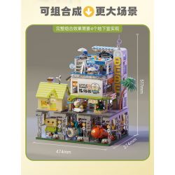 TOP TOY TC2007 2007 non  CON VẸT NHỎ BEBE PLAY MALL 2F IZAKAYA bộ đồ chơi xếp lắp ráp ghép mô hình Movie & Game Phim Và Trò Chơi