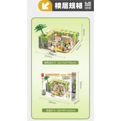 TOP TOY TC2007 2007 non  CON VẸT NHỎ BEBE PLAY MALL 2F IZAKAYA bộ đồ chơi xếp lắp ráp ghép mô hình Movie & Game Phim Và Trò Chơi