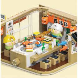 TOP TOY TC2007 2007 non  CON VẸT NHỎ BEBE PLAY MALL 2F IZAKAYA bộ đồ chơi xếp lắp ráp ghép mô hình Movie & Game Phim Và Trò Chơi