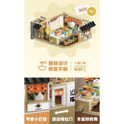 TOP TOY TC2007 2007 non  CON VẸT NHỎ BEBE PLAY MALL 2F IZAKAYA bộ đồ chơi xếp lắp ráp ghép mô hình Movie & Game Phim Và Trò Chơi