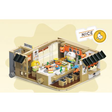 TOP TOY TC2007 2007 non  CON VẸT NHỎ BEBE PLAY MALL 2F IZAKAYA bộ đồ chơi xếp lắp ráp ghép mô hình Movie & Game Phim Và Trò Chơi