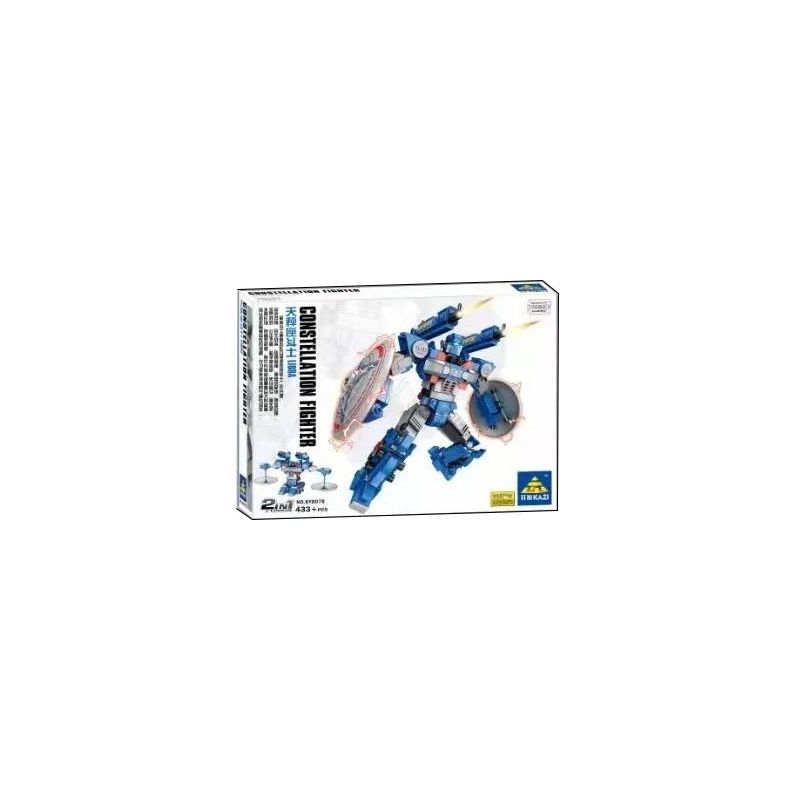 Kazi KY8078 8078 non  CHIẾN BINH THIÊN BÌNH bộ đồ chơi xếp lắp ráp ghép mô hình Transformers CONSTELLATION FIGHTER CIRGO Robot Đại Chiến Người Máy Biến Hình 433 khối