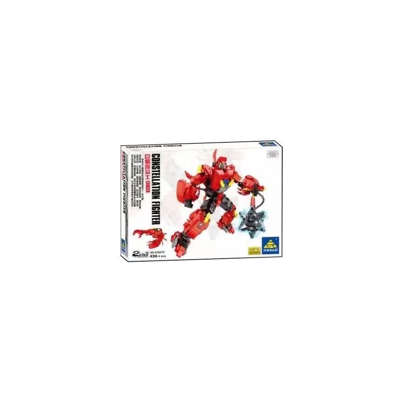 Kazi KY8075 8075 non  CHIẾN BINH UNG THƯ bộ đồ chơi xếp lắp ráp ghép mô hình Transformers CONSTELLATION FIGHTER CANCER Robot Đại Chiến Người Máy Biến Hình 436 khối