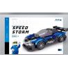 KUYU MOXING 3003 non  4 XE ĐUA bộ đồ chơi xếp lắp ráp ghép mô hình Racers SPEED STORM Đua Tốc Độ