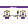 Kazi KY8074 8074 non  MÁY BAY CHIẾN ĐẤU SONG TỬ bộ đồ chơi xếp lắp ráp ghép mô hình Transformers CONSTELLATION FIGHTER GEMINI Robot Đại Chiến Người Máy Biến Hình 446 khối