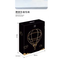 CACO C002 non  CẦU VỒNG NÓNG BỎNG bộ đồ chơi xếp lắp ráp ghép mô hình Creator Expert RAINBOW VALLOON Chuyên Gia Sáng Tạo 2550 khối