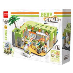 TOP TOY TC2006 2006 non  LITTLE PARROT BEBE PLAY MALL TẦNG 1 CỬA HÀNG TIỆN LỢI bộ đồ chơi xếp lắp ráp ghép mô hình Movie & Game Phim Và Trò Chơi