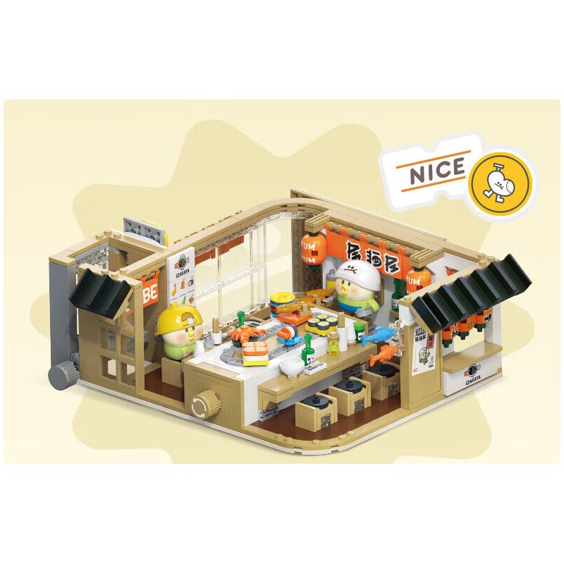 TOP TOY TC2006 2006 non  LITTLE PARROT BEBE PLAY MALL TẦNG 1 CỬA HÀNG TIỆN LỢI bộ đồ chơi xếp lắp ráp ghép mô hình Movie & Game Phim Và Trò Chơi