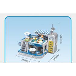 TOP TOY TC2006 2006 non  LITTLE PARROT BEBE PLAY MALL TẦNG 1 CỬA HÀNG TIỆN LỢI bộ đồ chơi xếp lắp ráp ghép mô hình Movie & Game Phim Và Trò Chơi