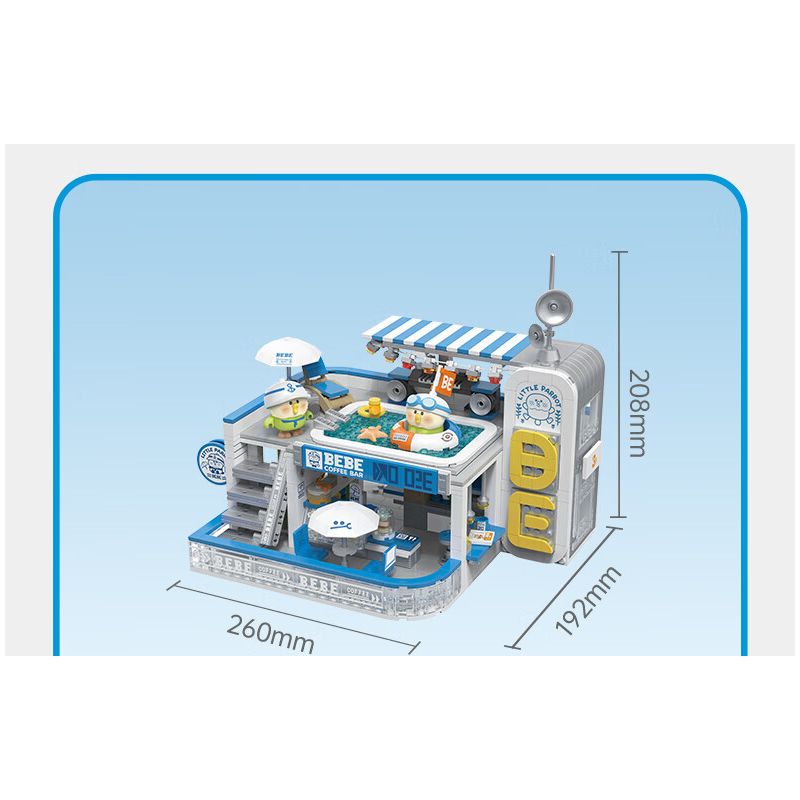 TOP TOY TC2006 2006 non  LITTLE PARROT BEBE PLAY MALL TẦNG 1 CỬA HÀNG TIỆN LỢI bộ đồ chơi xếp lắp ráp ghép mô hình Movie & Game Phim Và Trò Chơi