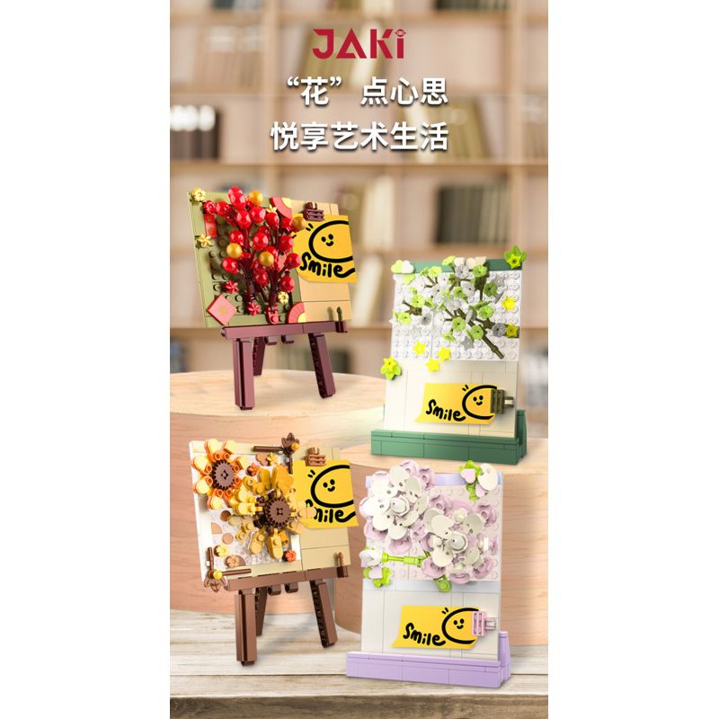 JAKI JK2805 2805 non  HOA NỞ VỀ PHÍA MẶT TRỜI bộ đồ chơi xếp lắp ráp ghép mô hình