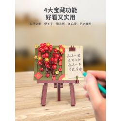 JAKI JK2805 2805 non  HOA NỞ VỀ PHÍA MẶT TRỜI bộ đồ chơi xếp lắp ráp ghép mô hình