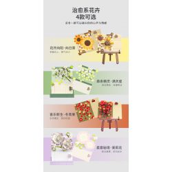 JAKI JK2805 2805 non  HOA NỞ VỀ PHÍA MẶT TRỜI bộ đồ chơi xếp lắp ráp ghép mô hình